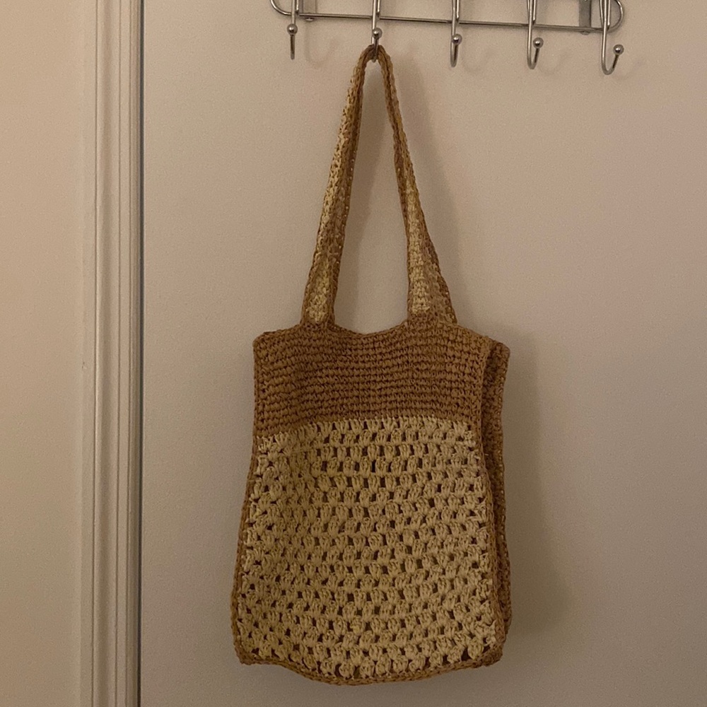 Zara crochet tote bag